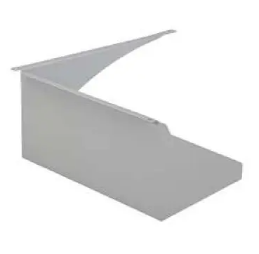 Keystone KT-ALED-GS-M2-R-KIT-S Glare Shield for Area Lights, Medium Housing, Right Side, Silver