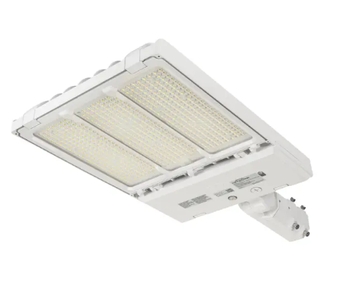 Keystone KT-ALED290PS-L2-OSB-SF-8CSB-VDIM-P-W XFit OpticSwap LED Area Light, Slipfitter Mount, Type III, IV + V Included, Selectable Wattage, Multi-Color Temperature, Voltage 120-277V, White