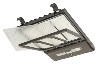 Keystone KT-ALED290PSHV-L2-OSA-NM-8CSB-VDIM XFit OpticSwap LED Area Light, Type III, V Included, Selectable Wattage 290W, 210W, 185W, Multi-Color Temperature, Voltage 277-480V, Bronze