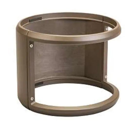 Keystone KT-BLED-SHIELD-180-KIT 180° Shield For Cone and Louvered Reflector Bollard Heads - Bronze