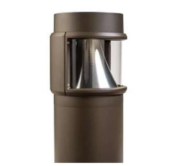 Keystone KT-BLED-SHIELD-180-KIT 180° Shield For Cone and Louvered Reflector Bollard Heads - Bronze