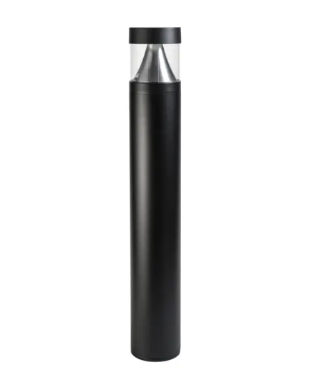 Keystone KT-BLED24PS-1B-UNV-8CSB-VDIM-B Cone Reflector Flat Top Bollard Head - Photocell - 14 | 19 | 24W - CCT Selectable - 120-277V - Black