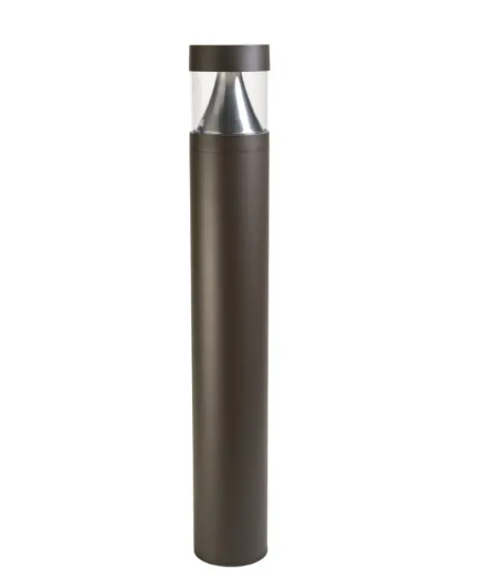 Keystone KT-BLED24PS-1B-UNV-8CSB-VDIM Cone Reflector Flat Top Bollard Head - Photocell - 14 | 19 | 24W - CCT Selectable - 120-277V - Bronze