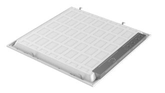 Keystone KT-BPLED30-22-835-VDIM-P /G2 2x2 LED Panel, 30W, 120-277V Input, 3500K, 0-10V Dimming, Backlit Design. UGR <19 Premium Series. Generation 2.