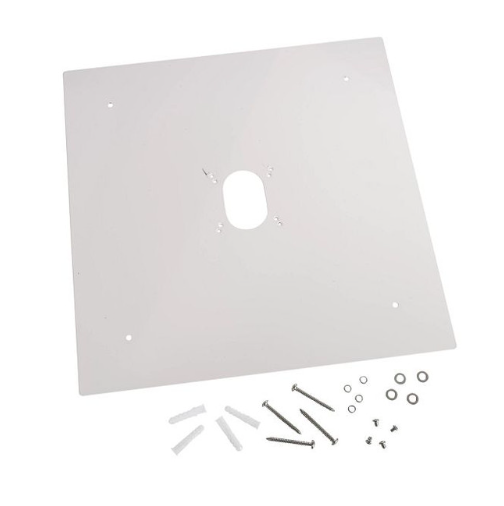 Keystone KT-CLED-BP-15-W Mounting Back Plate for Canopy Fixtures, White