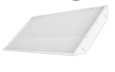 Keystone KT-DDPTLEDT8-24-3L 2x4, 3 Lamp Complete Prismatic Troffer, Wired for Bypass (Type B) Single Ended T8 LED Tubes