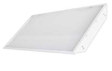 Keystone KT-DDPTLEDT8-24-4L 2x4, 4 lamp Complete Prismatic Troffer, Wired for Bypass (Type B) T8 LED Tubes