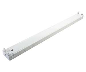 Keystone KT-DDSLEDT8-4-2L-DP 4' 2 lamp Complete Strip Fixture, Wired for Type B T8 LED Tubes