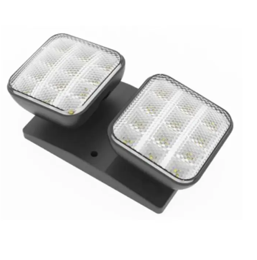 Keystone KT-EM-RD1-BLWL-SL Double LED Remote Head for Emergency Light - Black