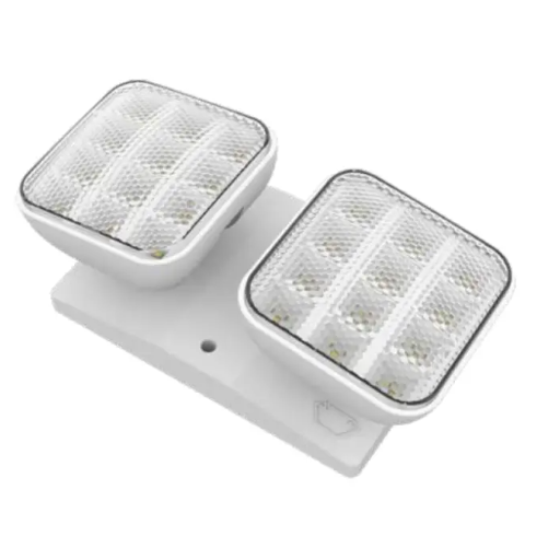 Keystone KT-EM-RD1-WHWL-SL Double LED Remote Head for Emergency Light - White