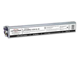 Keystone KT-EMRG-1400-SL /B-DP Emergency Ballast: 1400 Lumen, T8/T12, Low Profile