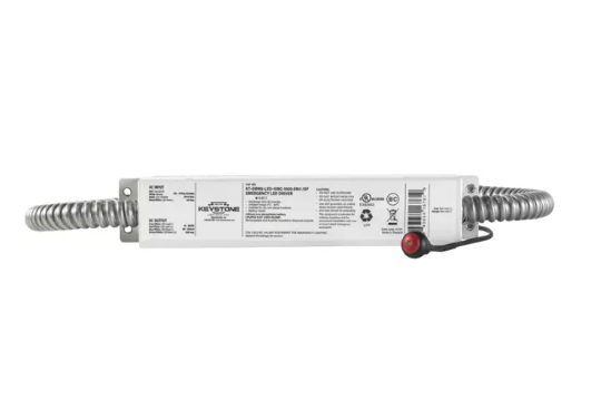Keystone KT-EMRG-LED-10BC-1000-EN3 /DF 10W Smart Safe Emergency Backup - Dual Flex Cables - 1,000 Lumens
