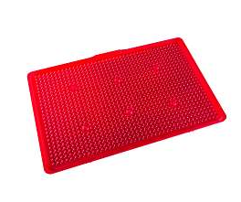 Keystone KT-FLED-LENS-R4D-2-RED-KIT NEMA 5H X 5V Red Lens Kit for 290W High Power Floodlights with OpticSwap