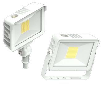 Keystone KT-FLED15-R1A-UNV-8CSB-VDIM-W XFit Compact LED Flood Light, Wattage 15W, Multi-Color Temperature, Voltage 120-277V. White