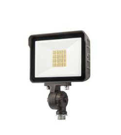 Keystone KT-FLED15-R1A-UNV-8CSB-VDIM 15W LED Flood Light, MCTP, Wide Beam Spread, Bronze Finish