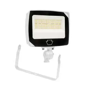 Keystone KT-FLED35PS-R4A-UNV-8CSB-VDIM-W LED Flood Light w/ Photocell, Selectable Wattage. Voltage 120V-277V, Multi-Color Temperature, White