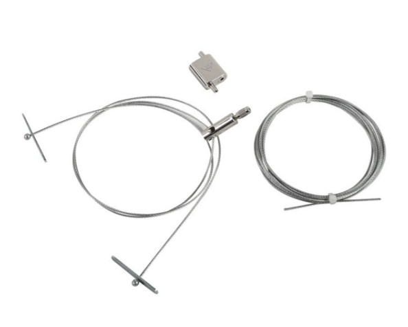 Keystone KT-HBLED-CABLE-KIT Aircraft Cable Hanging Kit for HighBay Fixtures. Includes Two sets of cable assemblies to hang one fixture.