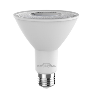 Keystone KT-LED10PAR30-NF-830 /G2 PAR30 Long Neck Flood, 75W Equivalent, 25 Deg Beam Angle, E26 Medium Base, 3000K, 80 CRI, Gen 2