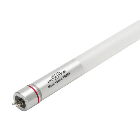 Keystone KT-LED12T5HO-24GC-840-DX2 /G2 24" LED T5 HO Tube, Shatter-Proof Coated Glass, Wattage 12W, Color Temperature 4000K, Voltage 120-277V, Direct Drive, Single or Double Ended, 80+CRI