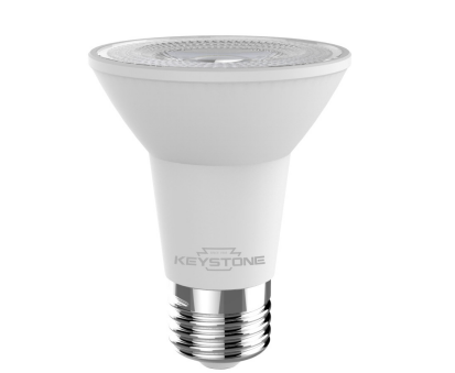 Keystone KT-LED5PAR20-F-827 /G2 PAR20 Flood, 50W Equivalent, 40 Deg Beam Angle, E26 Medium Base, 2700K, 80 CRI, Gen 2