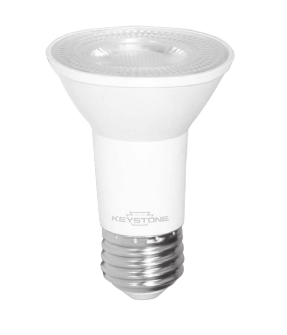 Keystone KT-LED6.5PAR16-S-830 /G2 LED Bulb PAR16 Spot Light, 50W Equivalent, 40 Deg Beam Angle, E26 Medium base, 3000K, 80 CRI, Gen 2