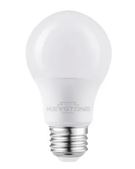 Keystone KT-LED6A19-O-850 /G3 5.5W LED A19 Bulb, E26, 450 lm, 120V, CCT 5000K