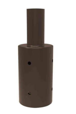 Keystone KT-PMTT-4R-SV Tenon Top Mount 4" Round Pole Adapter