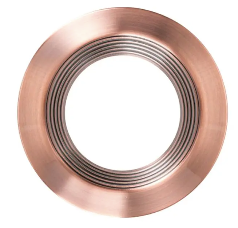 Keystone KT-RDLED-6A-BR-TRIM Interchangeable Trim for 6" Advanta Integrated Driver LED Downlights, Bronze