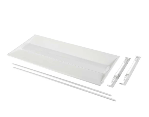 Keystone KT-RKIT30PS-24DC-8CSA-VDIM /CR 2X4 LED Center Basket Doorframe Retrofit Wattage/CCT Selectable 30W/25W/20W 3500K/4000K/5000K 120-277V Frosted Curved Lens 0-10V