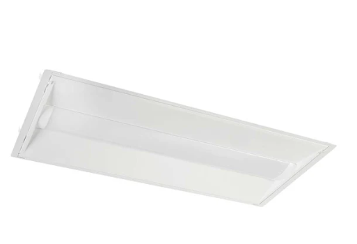 Keystone KT-RKIT45PS-24DC-8CSA-VDIM 2X4 LED Center Basket Doorframe Retrofit Wattage/CCT Selectable 45W/38W/30W 3500K/4000K/5000K 120-277V Input Frosted Curved Lens 0-10V Dimming