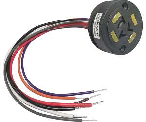 Keystone KT-RSC-7PN NEMA Type 7-Pin Receptacle And Shorting Cap