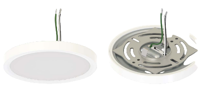 Keystone KT-SMLED10-5RA-9CSF-FDIM 5" Round LED Surface Mount Downlight, Wattage 10W, Multi-Color Temperature, Voltage 120V Input, 90 CRI, TRIAC Dimming