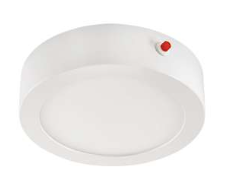 Keystone KT-SMLED14-9RC-9CSF-CDIM-EM3 9" Round LED Surface Mount Downlight with Integrated 3W Emergency Battery, Wattage 14W, Multi-Color Temperature, Voltage 120-277V Input, 90 CRI, Tri-mode dimming