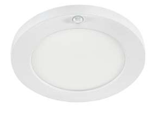 Keystone KT-SMLED20PS-15RB-9CSF-ND-PIR 15" Round LED Closet Rated Surface Mount Downlight with Integrated PIR Sensor, Power Select 20/18W, Multi-Color Temperature, Voltage 120-277V Input, 90 CRI, Non-dimmable