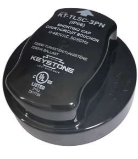 Keystone KT-TLSC-3PN NEMA Type 3-Pin Twist Lock Shorting Cap – 0-480V