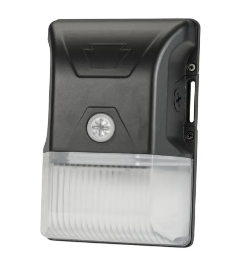 Keystone KT-WPLED20-S1-8CSB-VDIM-B XFit LED Mini Wall Pack - 20W - CCT Selectable - Photocell - 120-277V - Black