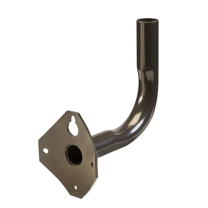 Keystone KT-WPM-RA-11 Right Angle Bracket 11 Inch Bronze For Wood Pole Mounting Compatible With 2 3/8 Inch Slipfitter Mounts