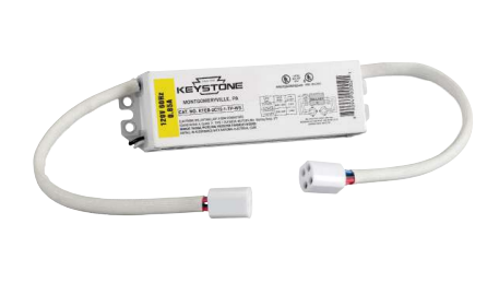 Keystone KTEB-2C72-1-TP-WS-CP 22 & 32 Watt or 32 & 40 Watt circline, 120V, with sockets, Electronic