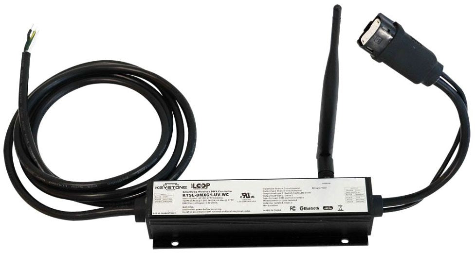 Keystone KTSL-DMXC1-UV-WC SmartLoop Wireless 120-277V DMX Controller for Mistik Wall Washers