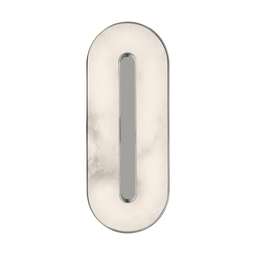 Visual Comfort Architectural KWWS69627PNALB Wyllis 12 Sconce - Polished Nickle - 12.5W 2700K - 241 Lumens - CRI 90 - Dimmable - Up/Downlight