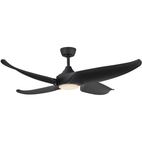 Kuzco Lighting CF90955-MB Coronado 55.63 inch Ceiling Fan Matte Black Finish