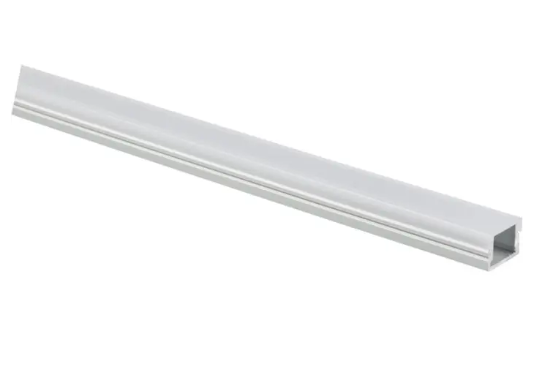 Task Lighting L-007-FR-90 90" Flat Aluminum Mounting Channel for LED Tape Light - Frosted Lens