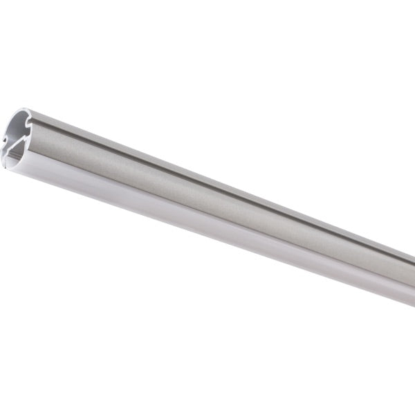 Task Lighting L-LCR-FR90-SN 90" Lighted Closet Rod Profile - Frosted Lens - Satin Nickel Finish