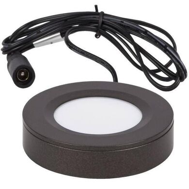 Task Lighting L-PS-FR-3BZ-30 3 Watt LED Puck Light - 3000K - 12V - Brushed Aluminum