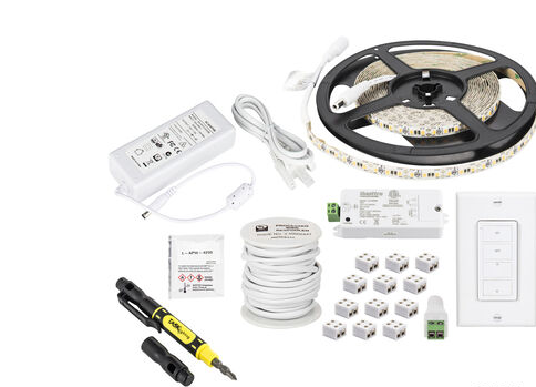 Task Lighting L-VURK-16-40-5P Vivid 16' Tape Light Kit 1-Zone 1-Area High Light Output