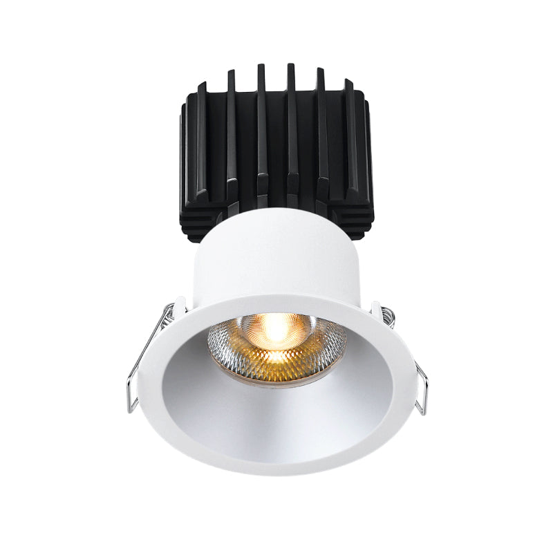 Lotus LED Lights L3F-RRT-AZ-RC36-5C98 3" Tangra LED Fixed Round Recessed Thin Trim, 5CCT Selectable - Trim Color: Alzak - Optics: Reflector Clear Glass - Beam Angle: 36°