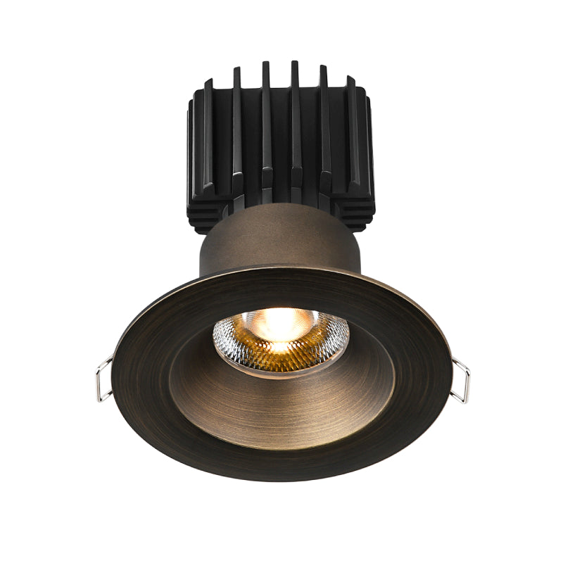 Lotus LED Lights L3F-RRW-BR Trim for Tangra 3" Fixed Round Recessed Wide - Finish: Oil Rubbed Glass