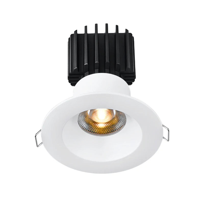 Lotus LED Lights L3F-RRW-WH-RC-60-5C95 3" Tangra LED Fixed Round Recessed Wide Trim, Reflector w/ Clear Glass, Multi-Color Temperature, Beam Angle 60°, White Finish