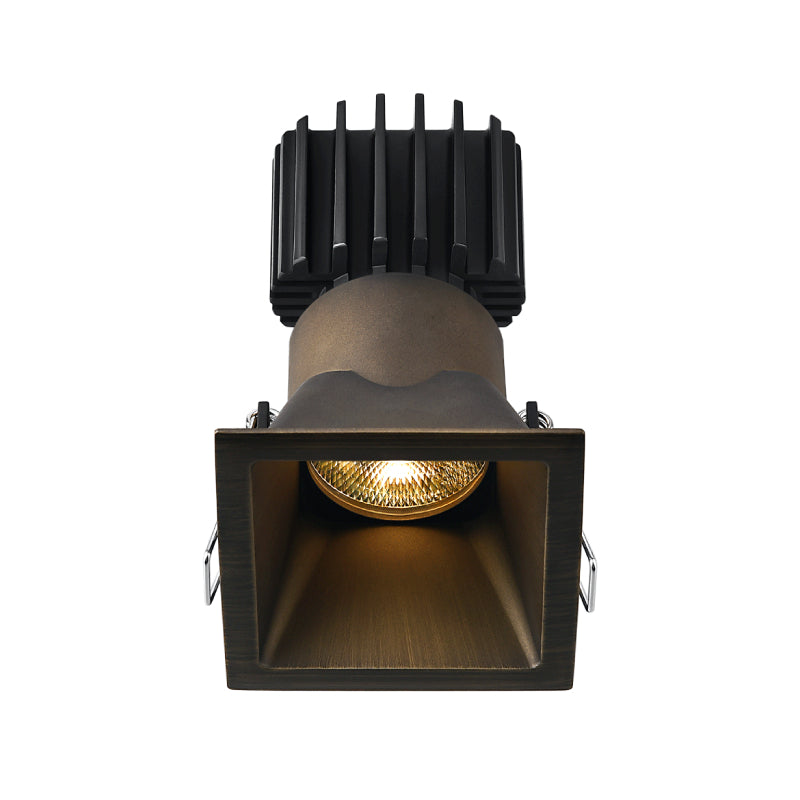 Lotus LED Lights L3F-SDT-BR Trim for Tangra 3" Fixed Square Deep Regressed Thin - Finish: Oil Rubbed Bronze