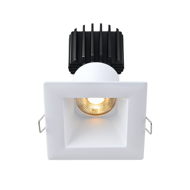 Lotus LED Lights L3F-SDW-WH Trim for Tangra 3" Fixed Square Deep Regressed Wide - Finish: White